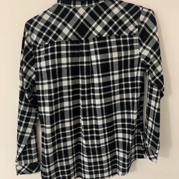 Black and white plaid shirt - Picture 2 of 3